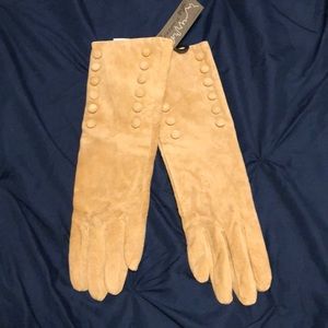 Velour gloves